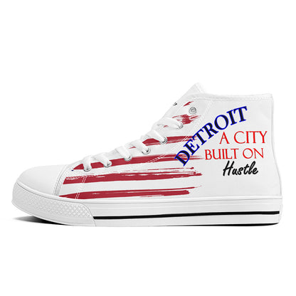 High-Top Canvas Shoes