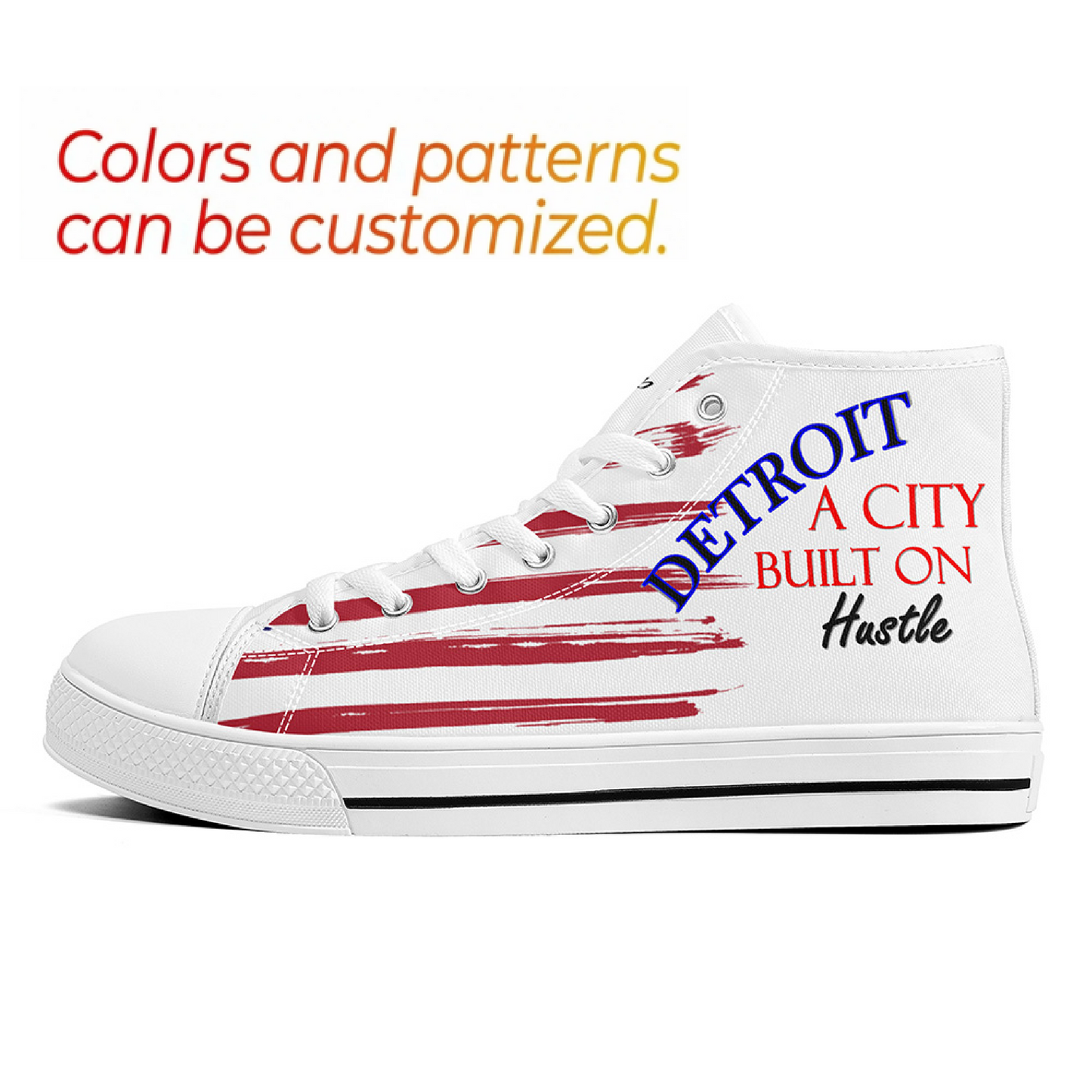 High-Top Canvas Shoes